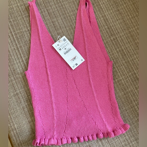 [ ₹880 ] Zara Ribbed Top - Picture 8 of 8